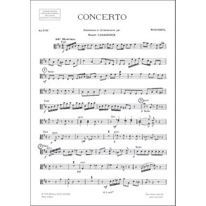 Concerto Pour Alto En Si Mineur Parts Viola